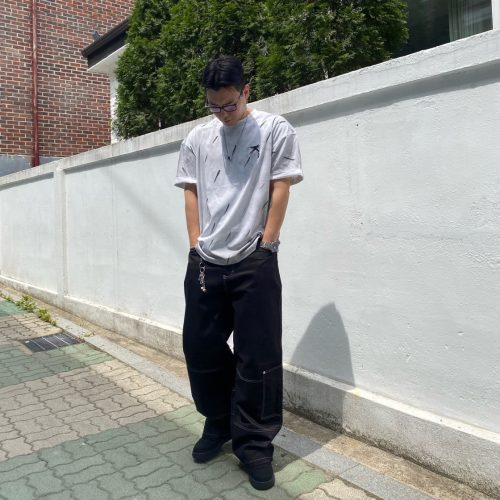 나이키 x 스투시 에어포스 1 로우 트리플 블랙 CZ9084-001 photo review